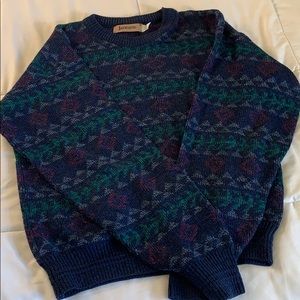 Knit crew neck sweater